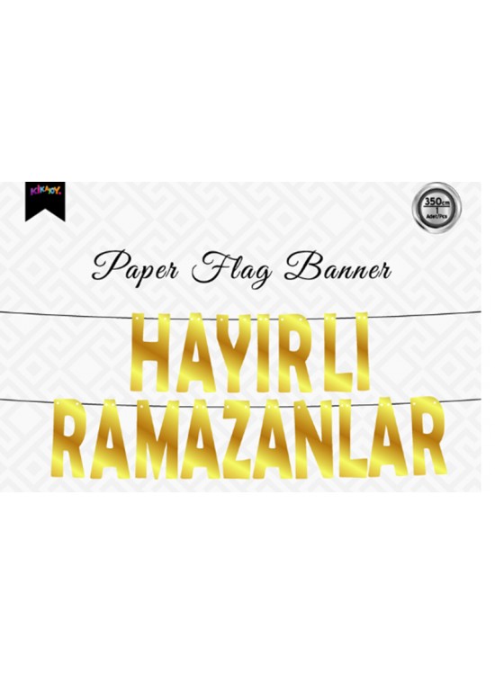 Kika Metalize Harf Banner Bnr90