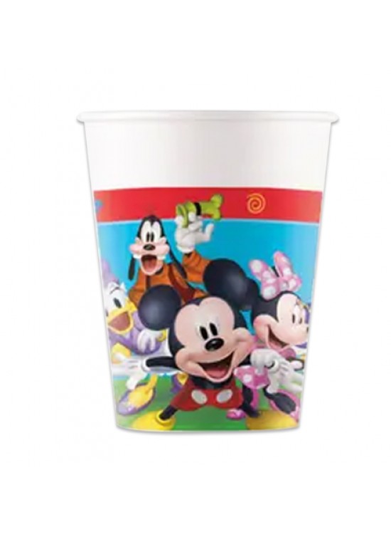 Kika Mickey Rock The House Bardak 200ml 8li Kika Mickey Rock The House Bardak 200ml 8li