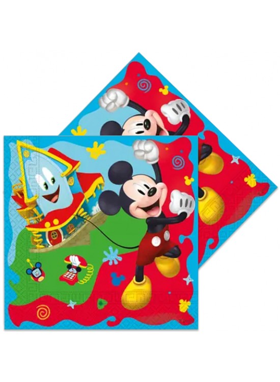 Kika Mickey Rock The House Peçete 33x33 20 Li Kika Mickey Rock The House Peçete 33x33 20 Li