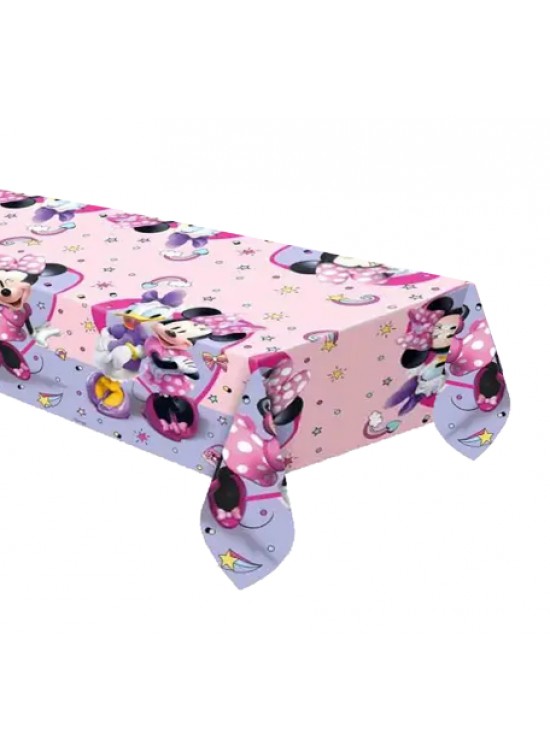 Kika Minnie Junior Plastik Masa Örtüsü 120x180cm Kika Minnie Junior Plastik Masa Örtüsü 120x180cm