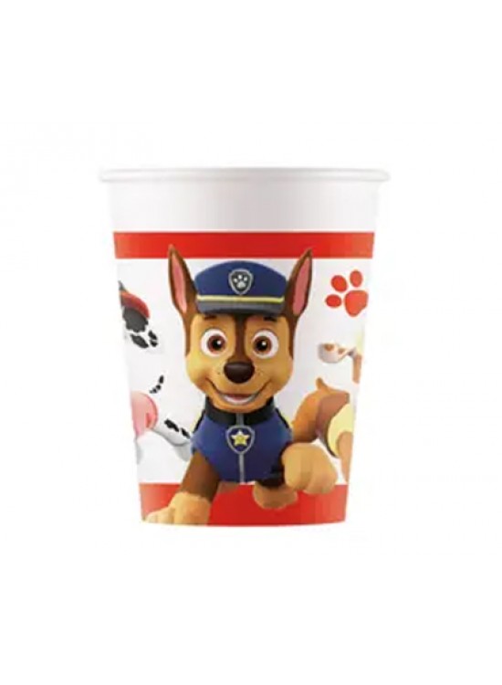 Kika Paw Patrol Plastik Bardak 200ml 8li Kika Paw Patrol Plastik Bardak 200ml 8li