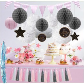 Kika Petekli Kağıt Süs Hppy. B.day Temalı 2li -KF1