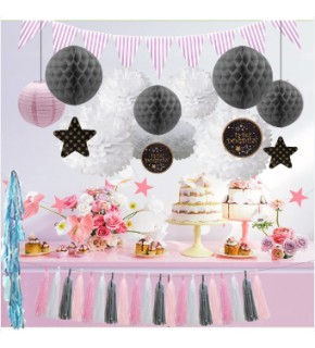 Kika Petekli Kağıt Süs Hppy. B.day Temalı 2li -KF1