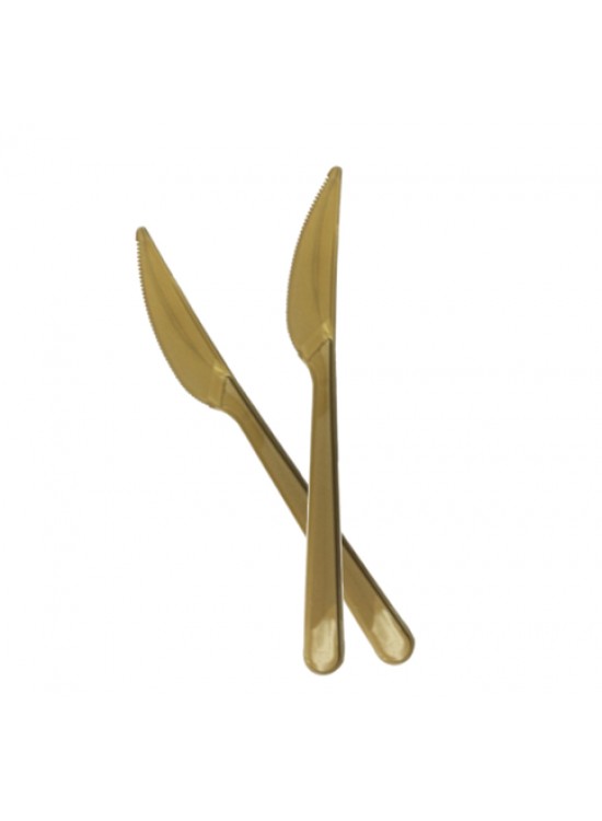 Kika Plastik Bıçak 25 Li -Altın-