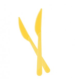 Kika Plastik Bıçak 25 Li -Sarı-