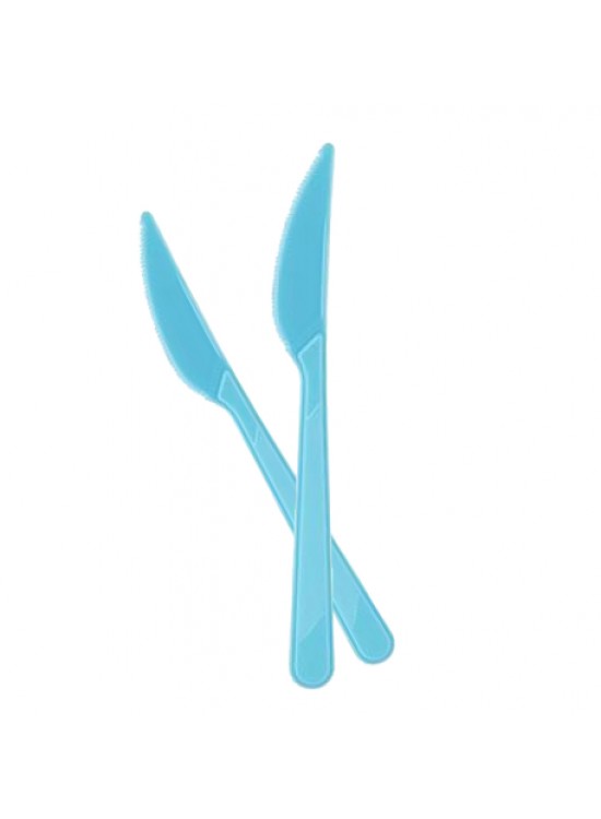 Kika Plastik Bıçak 25li -Açık Mavi-
