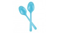 Kika Plastik Kaşık 25li -Açık Mavi-