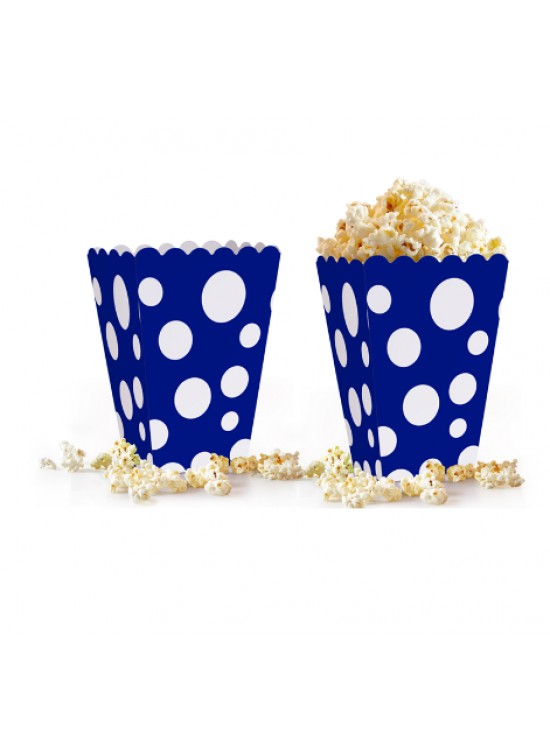 Kika Popcorn Kutusu 10 Lu -Puanlı Lacivert-