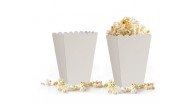 Kika Popcorn Kutusu 8 Li Düz Beyaz Kika Popcorn Kutusu 8 Li Düz Beyaz