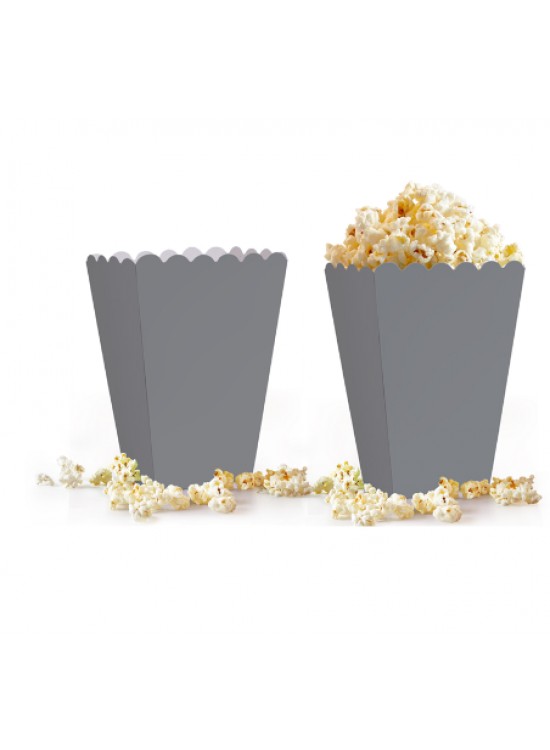 Kika Popcorn Kutusu 8 Li Düz Gümüş Kika Popcorn Kutusu 8 Li Düz Gümüş