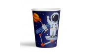 Kika Rocket Space Karton Bardak 8oz 8 Li