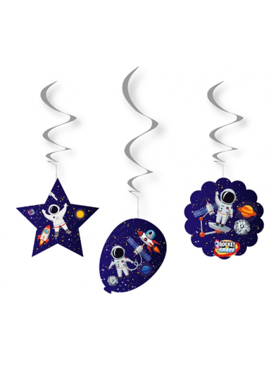 Kika Rocket Space Sarkıt Süs