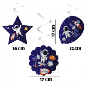 Kika Rocket Space Sarkıt Süs