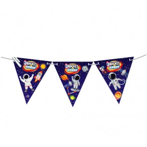 Kika Rocket Space Üçgen Flama