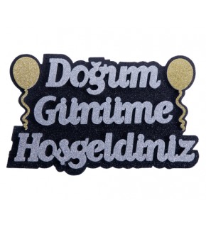 Kika Strafor Süs D.Günüme Hoşgeldiniz Balonlu Gümü