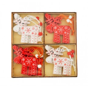 Kika Yılbaşı Ağaç Süsü -Ahşap Süsler- 2006785-1