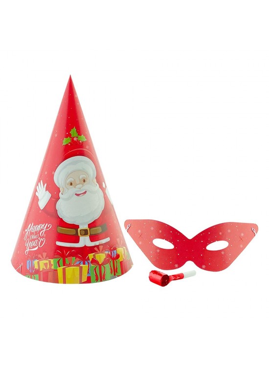 Kika Yılbaşı Kotyon Set (Şapka-Gözlük-Kaynana)