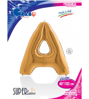 Kikajoy Harf Folyo Balon 40" Altın -A-