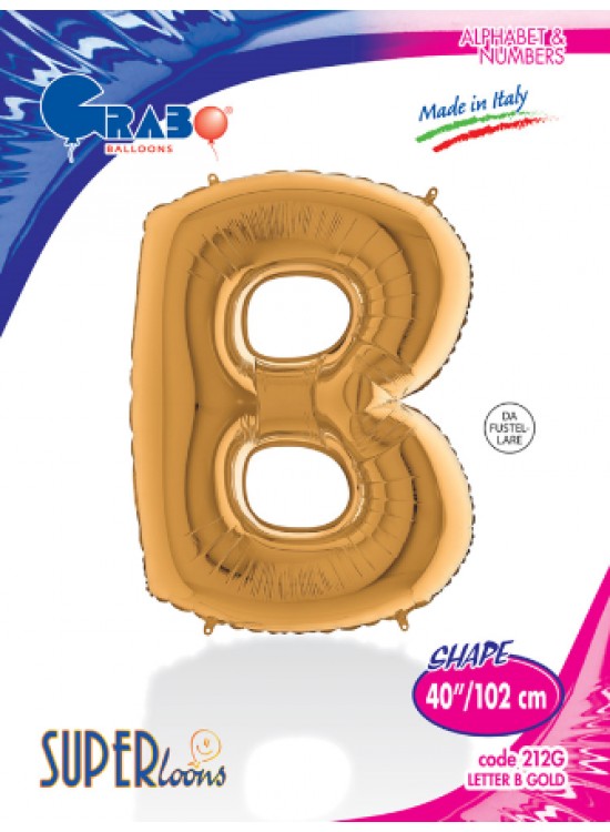 Kikajoy Harf Folyo Balon 40" Altın -B-