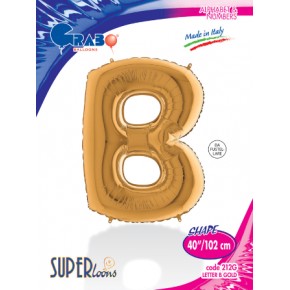 Kikajoy Harf Folyo Balon 40" Altın -B-