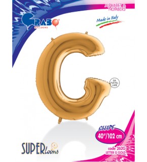 Kikajoy Harf Folyo Balon 40" Altın -G-