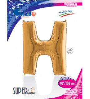 Kikajoy Harf Folyo Balon 40" Altın -H-