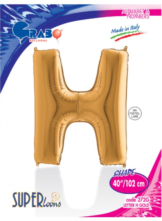Kikajoy Harf Folyo Balon 40" Altın -H-