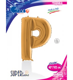 Kikajoy Harf Folyo Balon 40" Altın -P-