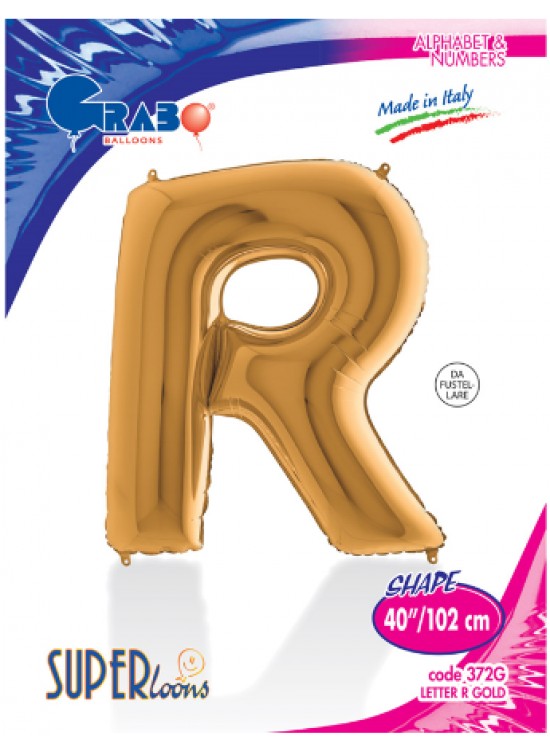 Kikajoy Harf Folyo Balon 40" Altın -R-