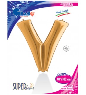 Kikajoy Harf Folyo Balon 40" Altın -V-