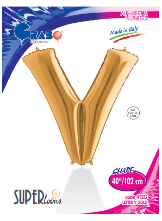 Kikajoy Harf Folyo Balon 40" Altın -V-