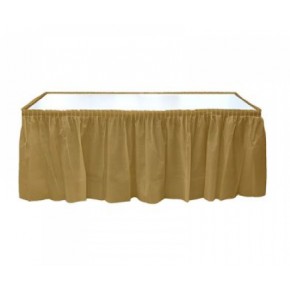 Kikajoy Masa Eteği 75x426cm -Altın-