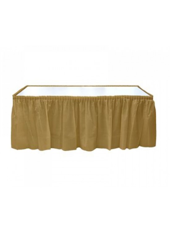 Kikajoy Masa Eteği 75x426cm -Altın-