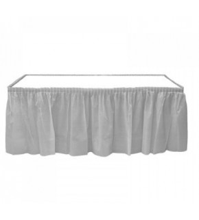 Kikajoy Masa Eteği 75x426cm -Gümüş