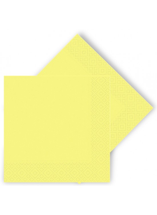 Kikajoy Peçete 33x33 16 Lı -Makaron Sarı- Kikajoy Peçete 33x33 16 Lı -Makaron Sarı-