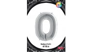 Kikajoy Rakam Folyo Balon 40" Gümüş -0-