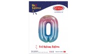 Kikajoy Rakam Folyo Balon 40" Rainbow -0-