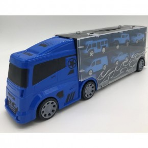  King Kids 6 Mini Araç ve Taşıyıcı Kamyon Mavi LAL 2015
