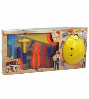 King Toys Kasklı Tamir Seti ENG-1156