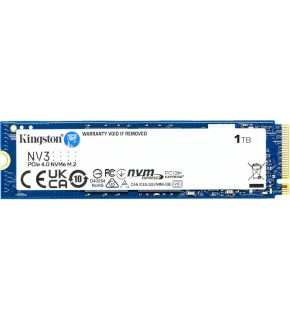 Kingston 1TB NV3 M.2 2280 NVMe SSD | PCIe 4.0 Gen 4x4 | Up to 6000 MB-s | SNV3S-1000G