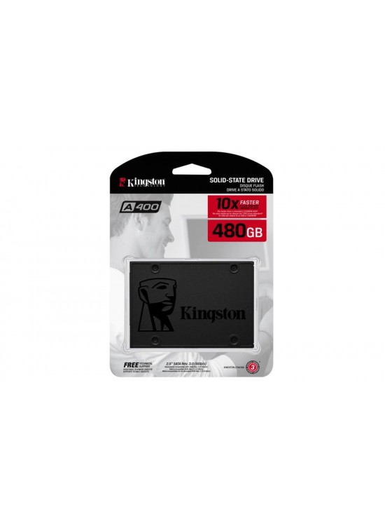 Kingston 480Gb Ssdnow A400  2.5" Sata3 Ssd 500-450 (SA400S37-480) Harddisk
