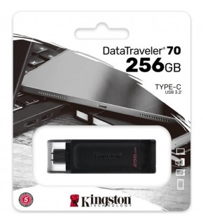 Kingston DT70 256GB USB-C 3.2 Gen 1 Type-C Flash Bellek