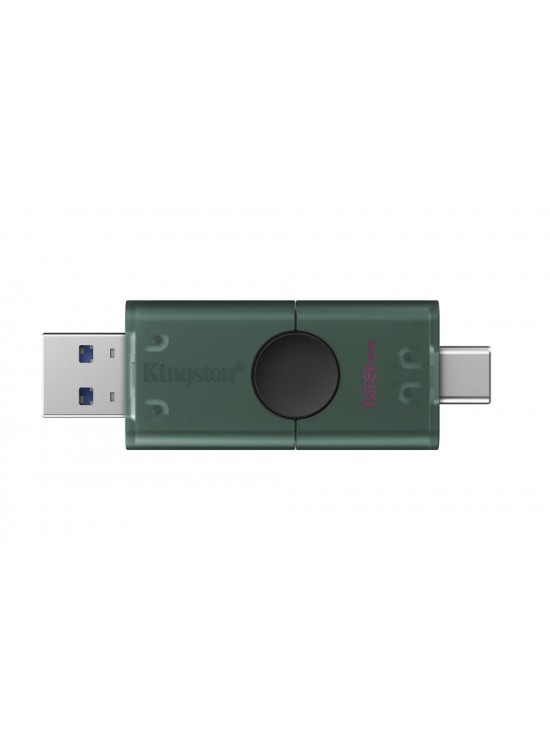 Kingston DTDEG2-128GB 128GB USB-A + USB-C 3.2 Gen 1 DataTraveler DuoG2 Flash Bellek Kingston DTDEG2-128GB 128GB USB-A + USB-C 3.2 Gen 1 DataTraveler DuoG2 Flash Bellek
