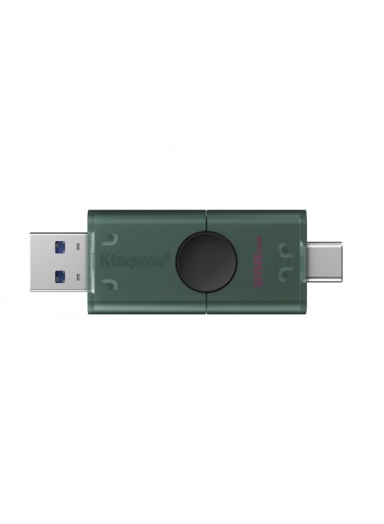 Kingston DTDEG2-256GB 256GB USB-A + USB-C 3.2 Gen 1 DataTraveler DuoG2 Flash Bellek Kingston DTDEG2-256GB 256GB USB-A + USB-C 3.2 Gen 1 DataTraveler DuoG2 Flash Bellek