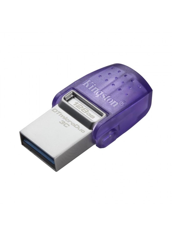 Kingston DTDUO3CG3-128GB DataTraveler microDuo 3C 200MB-s dual USB-A + USB-C Flash Bellek