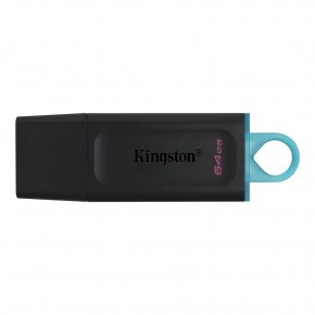 Kingston DTX-64GB 64GB USB3.2 Gen 1 DataTraveler Exodia (Black + Teal) Flash Bellek