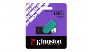 Kingston DTXS-128GB 128GB Portable USB 3.2 Gen1 DataTraveler ExodiaS (Black-Turquoise) Flash Bellek Kingston DTXS-128GB 128GB Portable USB 3.2 Gen1 DataTraveler ExodiaS (Black-Turquoise) Flash Bellek