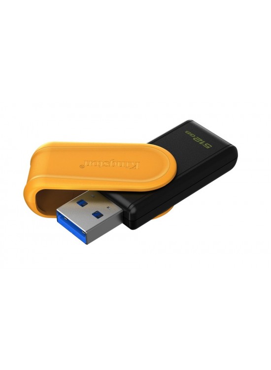 Kingston DTXS-512GB 512GB Portable USB 3.2 Gen1 DataTraveler ExodiaS (Black-Yellow) Flash Bellek Kingston DTXS-512GB 512GB Portable USB 3.2 Gen1 DataTraveler ExodiaS (Black-Yellow) Flash Bellek