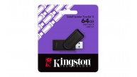 Kingston DTXS-64GB 64GB Portable USB 3.2 Gen1 DataTraveler ExodiaS (Black-Black) Flash Bellek Kingston DTXS-64GB 64GB Portable USB 3.2 Gen1 DataTraveler ExodiaS (Black-Black) Flash Bellek