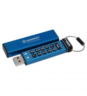 Kingston IKKP200-128GB 128GB IronKey Keypad 200, FIPS 140-3 Lvl 3 (Pending) Flash Bellek